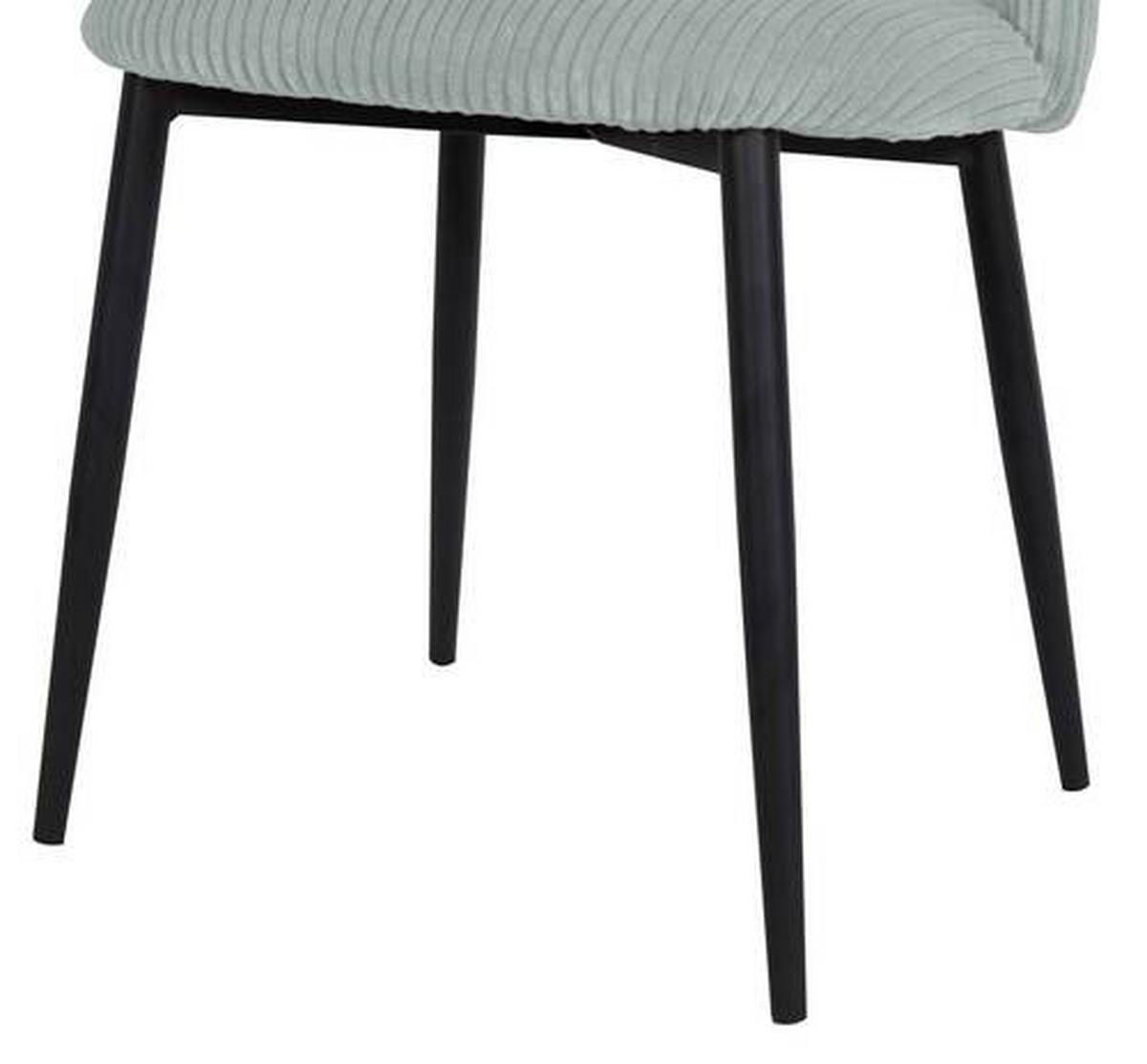 Scaun ZOE - verde mentă/negru, Lifestyle, metal/textil (51/82/57cm) - Mömax