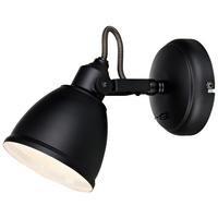 KINKIET FJÄLLBACKA - czarny, Basics, metal (19,5/12/17cm) - Markslöjd