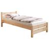 Bett "Bora", aus Kiefer, kieferfarben - Kieferfarben, Natur, Holz (90/200cm) - MID.YOU