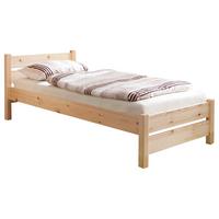 Bett "Bora", aus Kiefer, kieferfarben - Kieferfarben, Natur, Holz (90/200cm) - MID.YOU