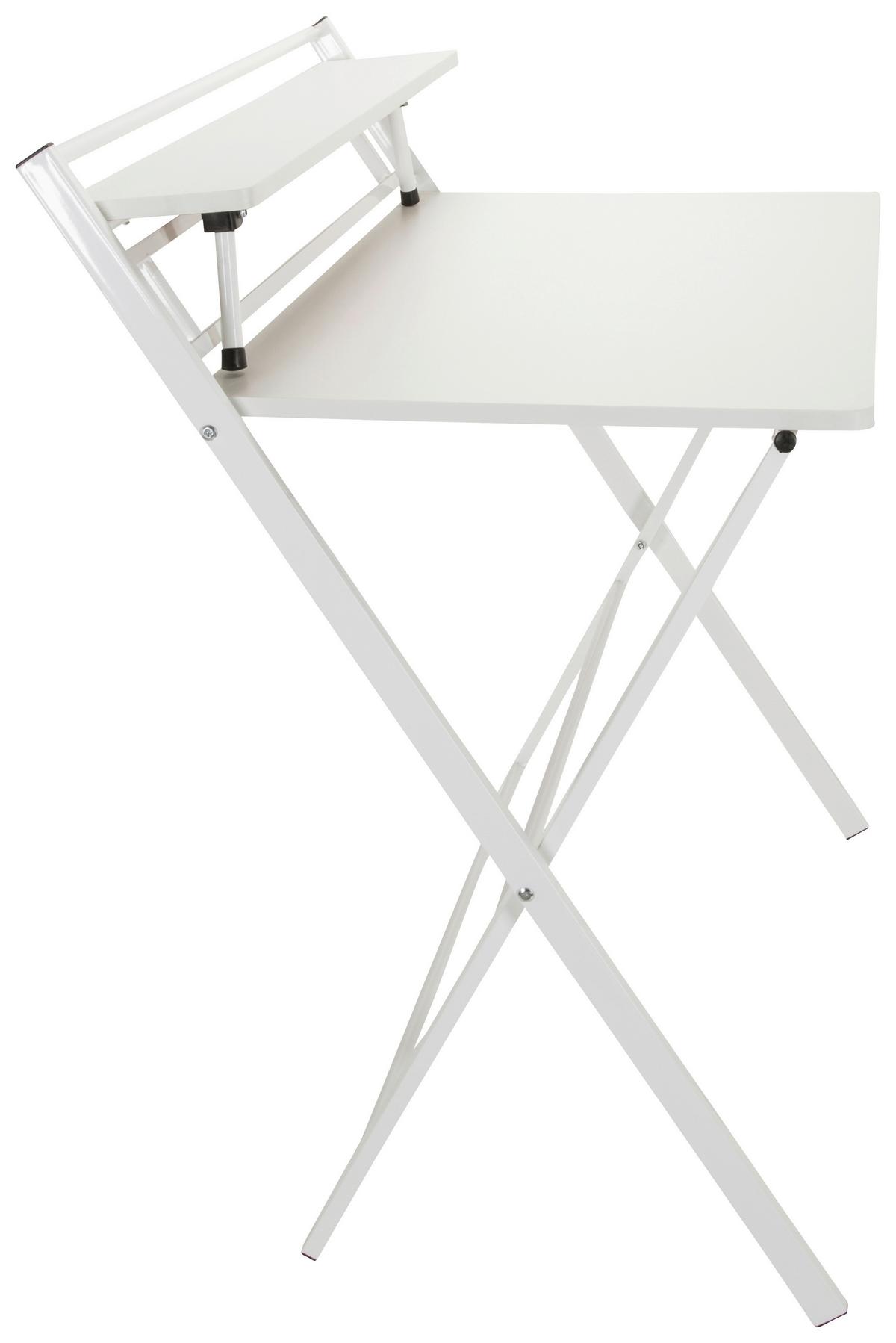 Pisalna Miza Easy Clap, Bela - bela, Basics, kovina/leseni material (84/60/92cm) - MID.YOU