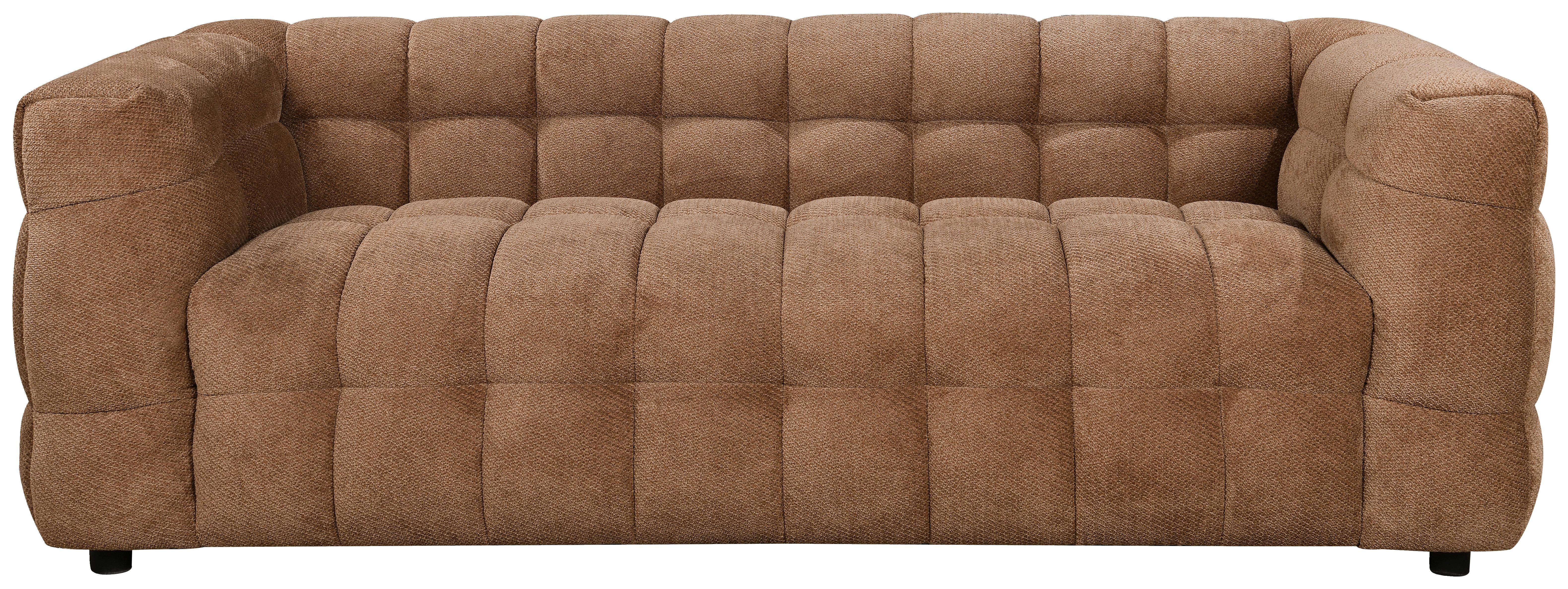 Sofa Cosy - smeđa/crna, Moderno, drvo/tekstil (218/71/90cm) - Mömax