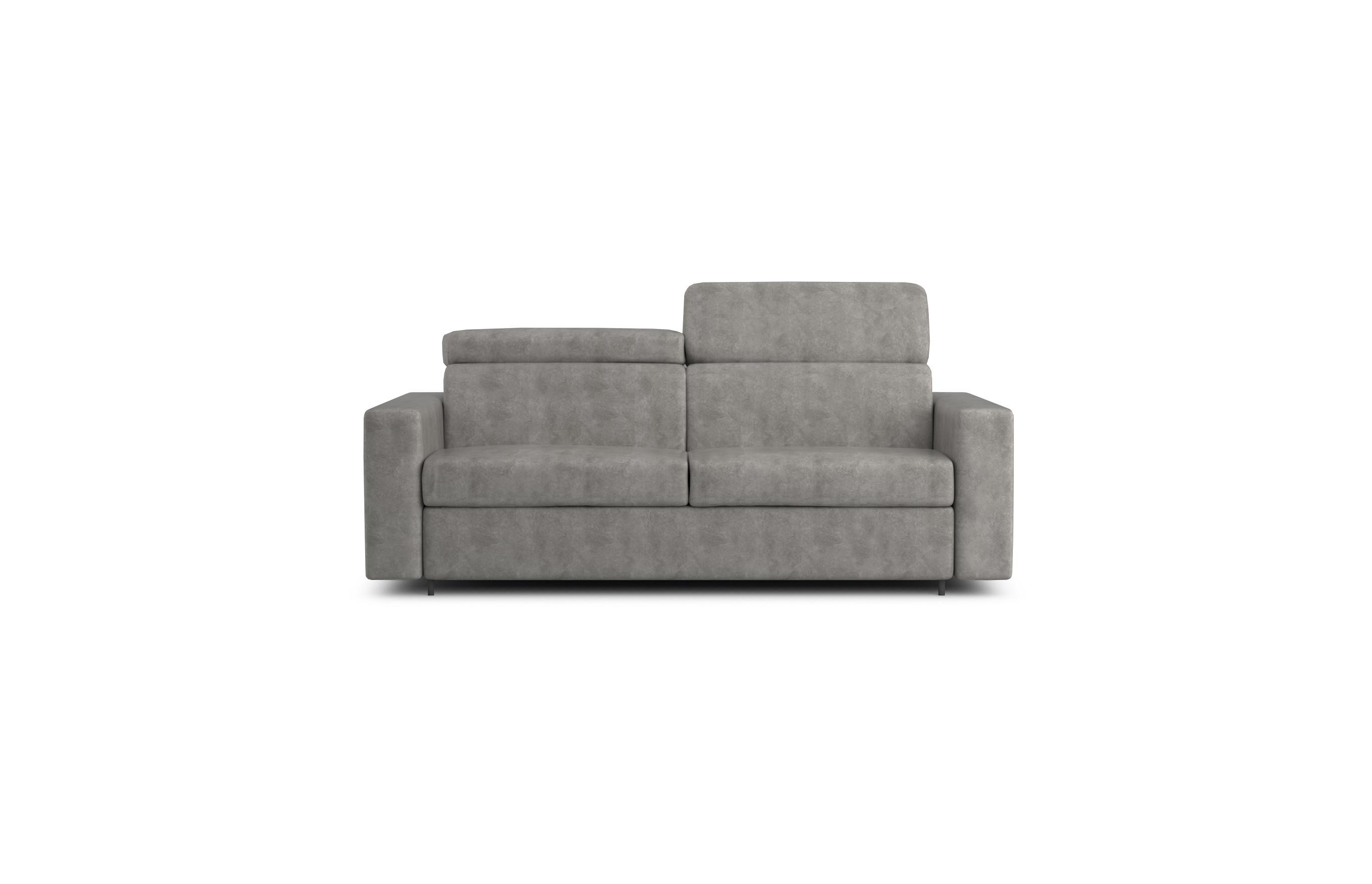 Kanapéágy Verona - szürke, Konventionell, faalapú anyag/textil (206/82-100/101cm) - Mömax