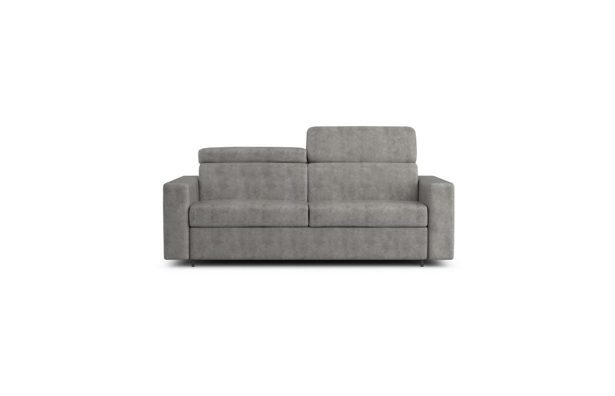 Kanapéágy Verona - szürke, Konventionell, faalapú anyag/textil (206/82-100/101cm) - Mömax
