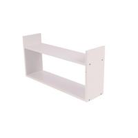 Wandregal B421659-3 Hannah - Weiss, Basics, Holzwerkstoff (70/18/35cm) - Globo