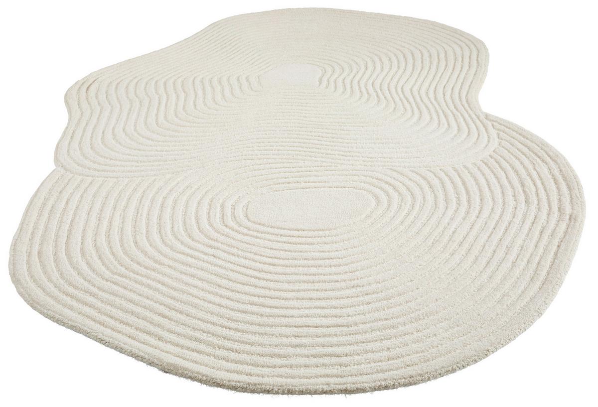 DYWAN TKANY RĘCZNIE LAKE - kremowy, Design, tkanina (160/230cm) - Novel