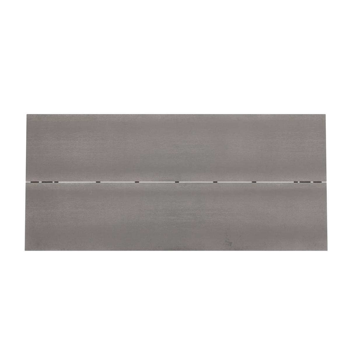 Gartentisch Bergen Anthrazit/Schwarz - Anthrazit/Schwarz, MODERN, Kunststoff/Metall (220/74/100cm) - Mömax