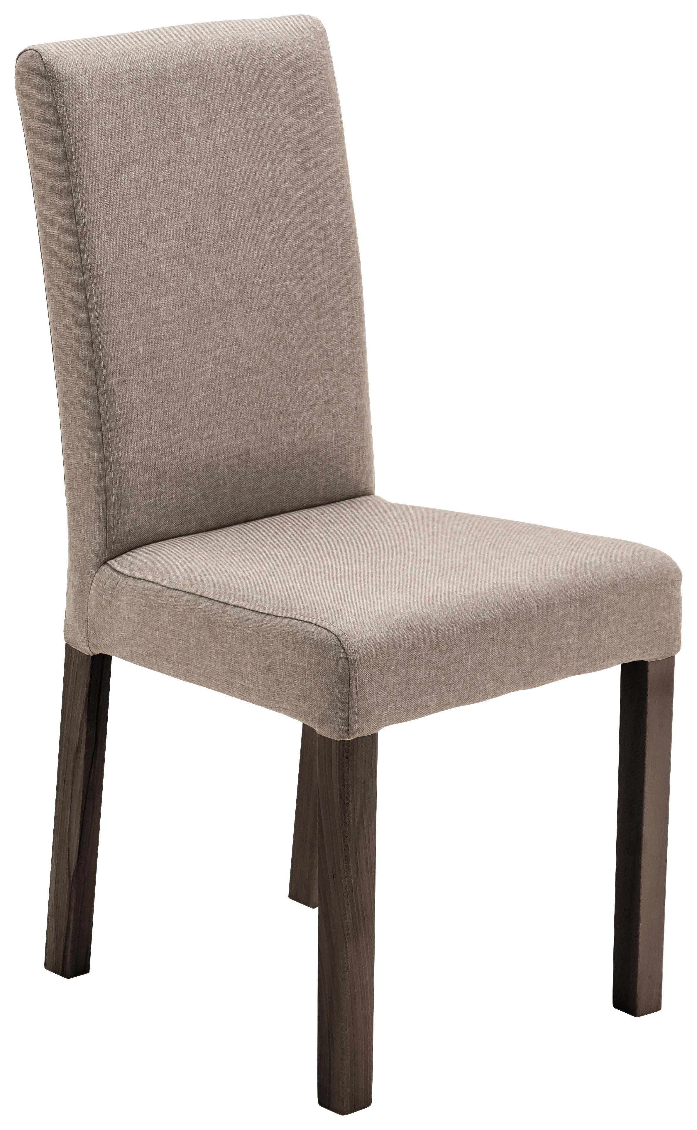 KRZESŁO FIX - buk kolonialny/taupe, Konventionell, tkanina/drewno (44/92/57cm) - Carryhome