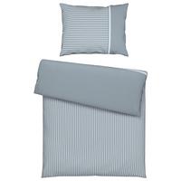 BETTWÄSCHESET JOHANNES - Graublau, Konventionell, Textil (160/210cm) - Mömax