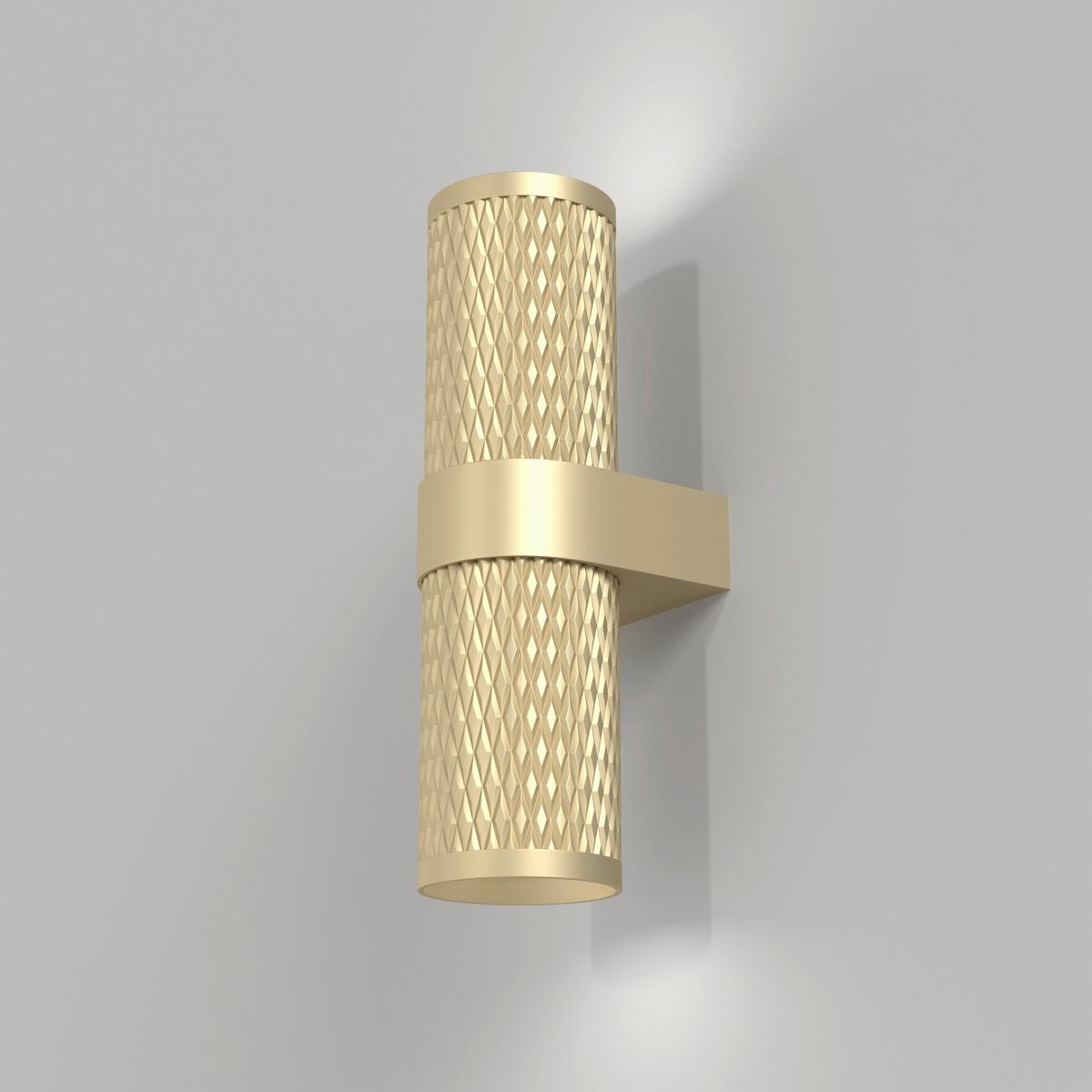 Wandleuchte Focus Design Goldfarben max. 7 Watt - Goldfarben, Trend, Metall (21.7/6.5/10.6cm) - MAYTONI