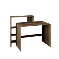 Schreibtischkombination MX Walnussfarben ca. 120x55x96cm - Walnussfarben, Design, Holzwerkstoff (120/55/96cm) - Livetastic