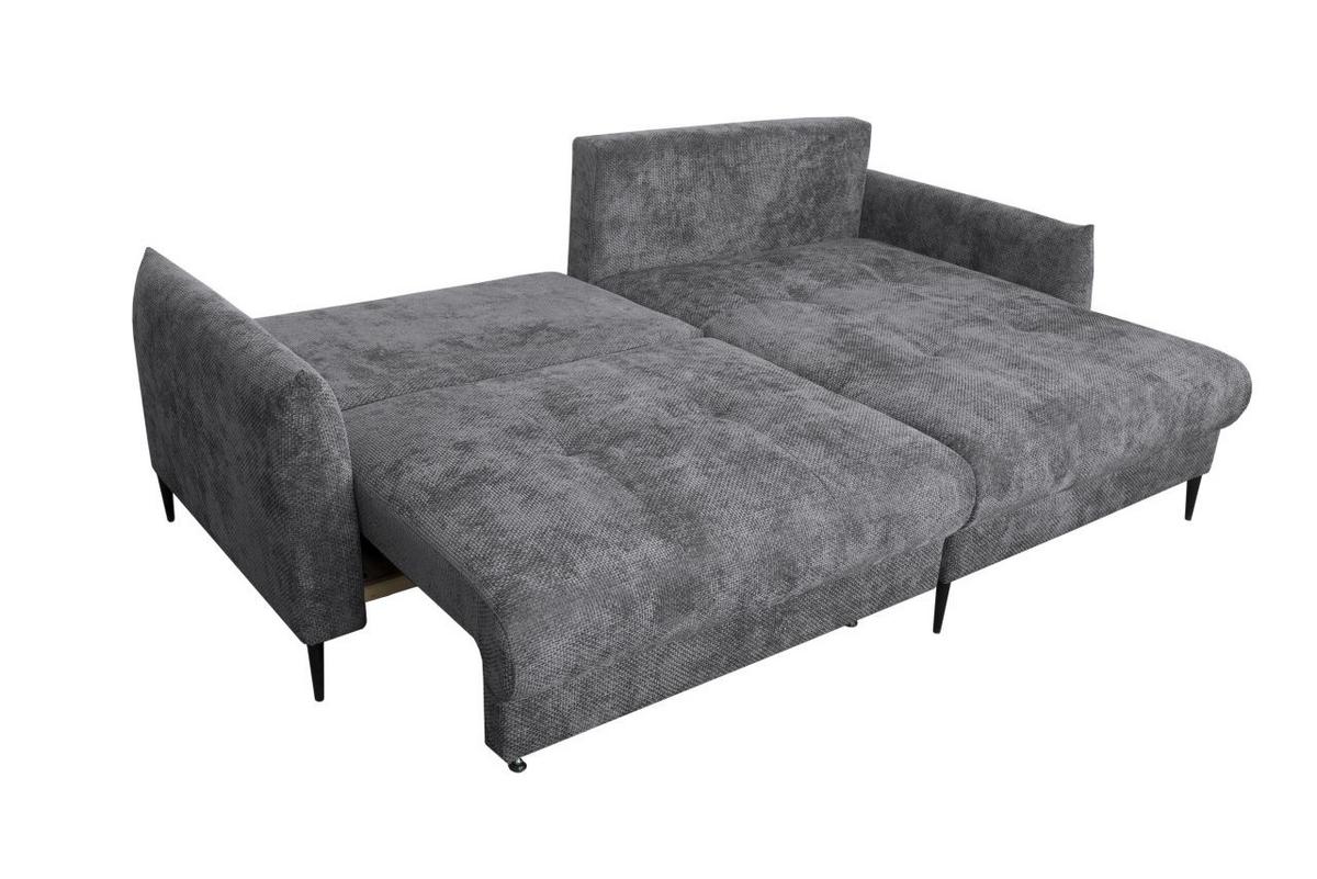 Coltar POLIS - antracit, Modern, textil (221/142cm) - Based