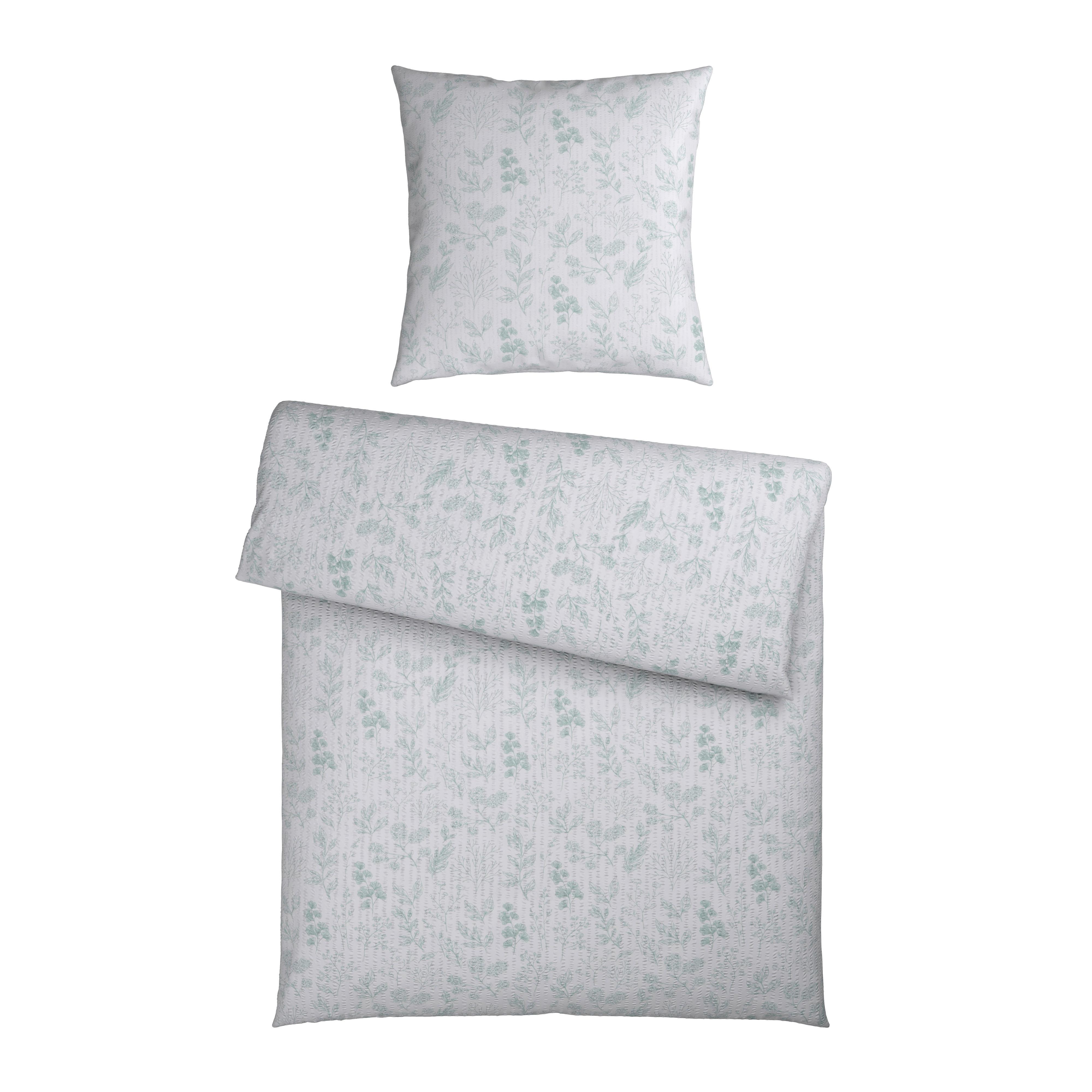 Bettwäsche Paris Mintgrün ca. 135x200cm - Mintgrün, Textil (135/200cm) - Mömax