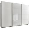 DULAP USI CULISANTE ERNESTO - alb/alb lucios intens, Basics, material pe bază de lemn (270/210/65cm) - Modern Living