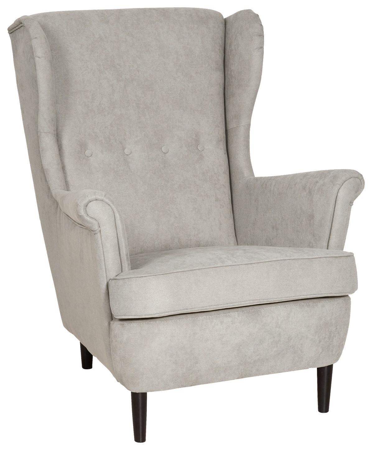Füles Fotel Otto - bézs, Basics, faalapú anyag/karton (78/102/98cm) - Best Price