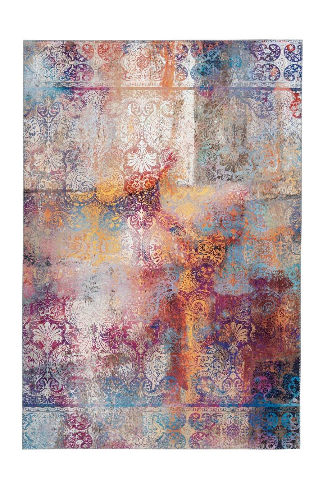 FLACHWEBETEPPICH Galaxy 125 Multi - Multicolor, Basics, Textil (80/150cm) - Kayoom