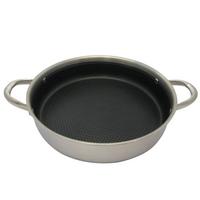 Servirna Ponev Gourmet - srebrne barve, Konvencionalno, kovina (28/7cm) - Premium Living