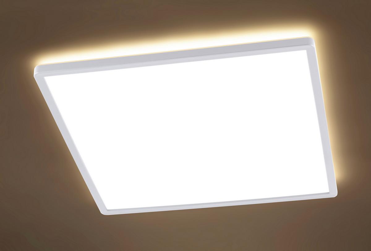 LAMPA SUFITOWA LED GIGA 8 *SBN* - biały, Basics, tworzywo sztuczne (42/42/2,9cm) - Novel