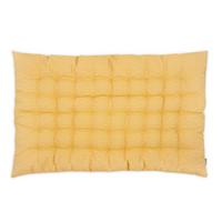 Ülőpárna Dobby 100/60 - sárga, textil (60/100/7cm)