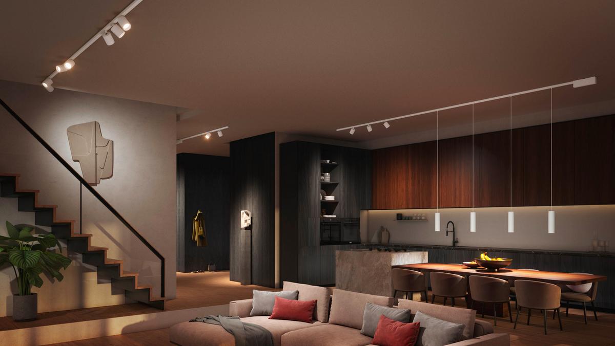 SYSTEM SZYNOWY PHILIPS HUE PERIFO BASIS-SET - biały, Basics, metal (271,50/12,8/2,6cm) - Philips HUE