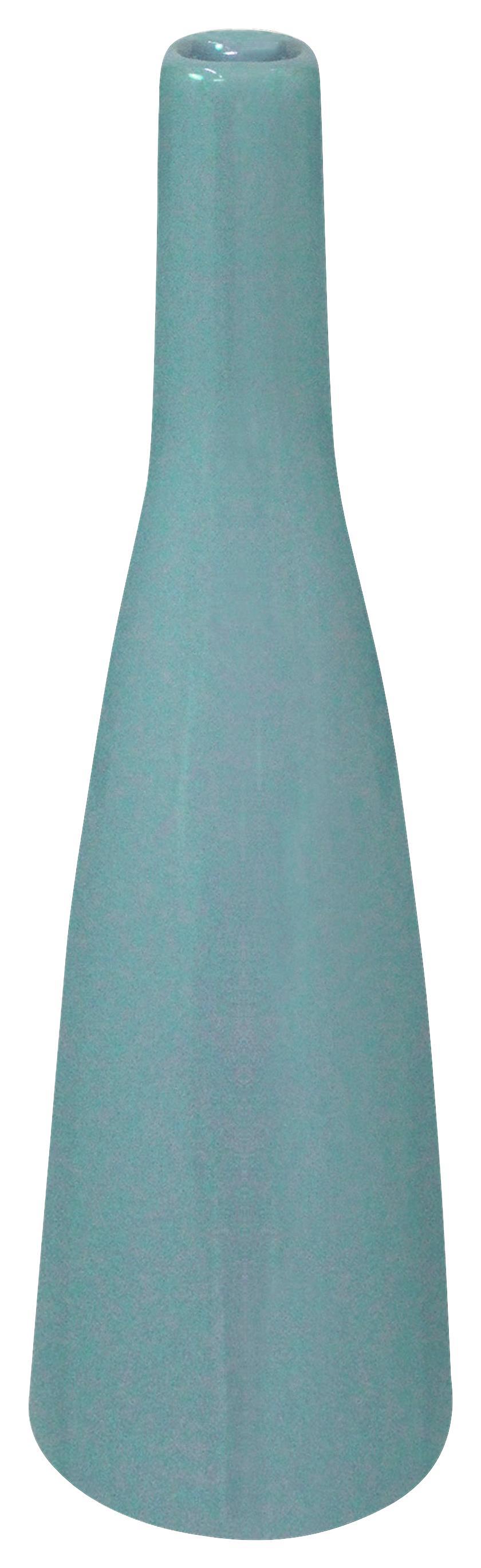 Vase Plancio in Hellblau - Hellblau, Keramik (27cm)