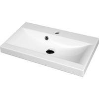 Mobilier De Baie Alba - alb/culoare lemn stejar, Lifestyle, material pe bază de lemn (120cm) - P & B