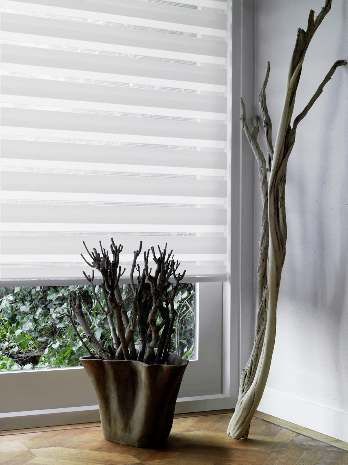 Duorollo Zoe in Weiß ca. 40x175cm - Weiß, Basics, Textil (40/175cm) - MID.YOU