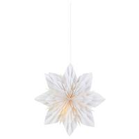 Dekostern Neela Pendant Star Weiß max. 6 Watt - Weiß, Basics, Papier (14/45/45cm) - Markslöjd