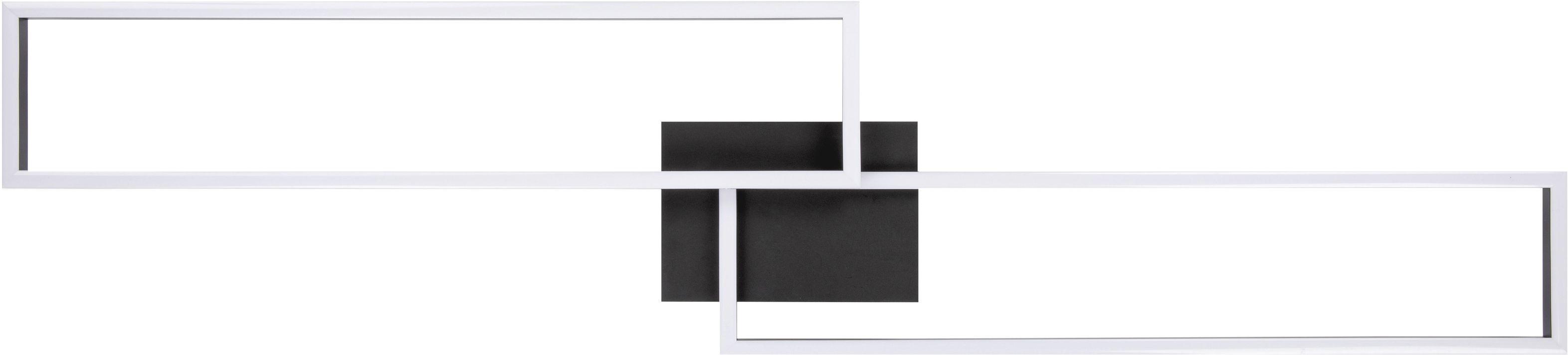 LAMPA SUFITOWA LED FRAME *SBN* - czarny, Trend, tworzywo sztuczne/metal (110/25/8cm) - Novel