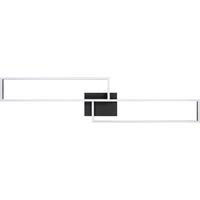 LAMPA SUFITOWA LED FRAME *SBN* - czarny, Trend, tworzywo sztuczne/metal (110/25/8cm) - Novel