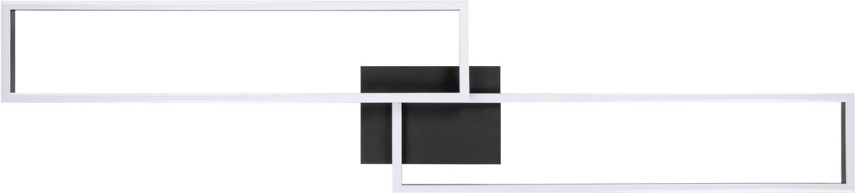 LAMPA SUFITOWA LED FRAME *SBN* - czarny, Trend, tworzywo sztuczne/metal (110/25/8cm) - Novel