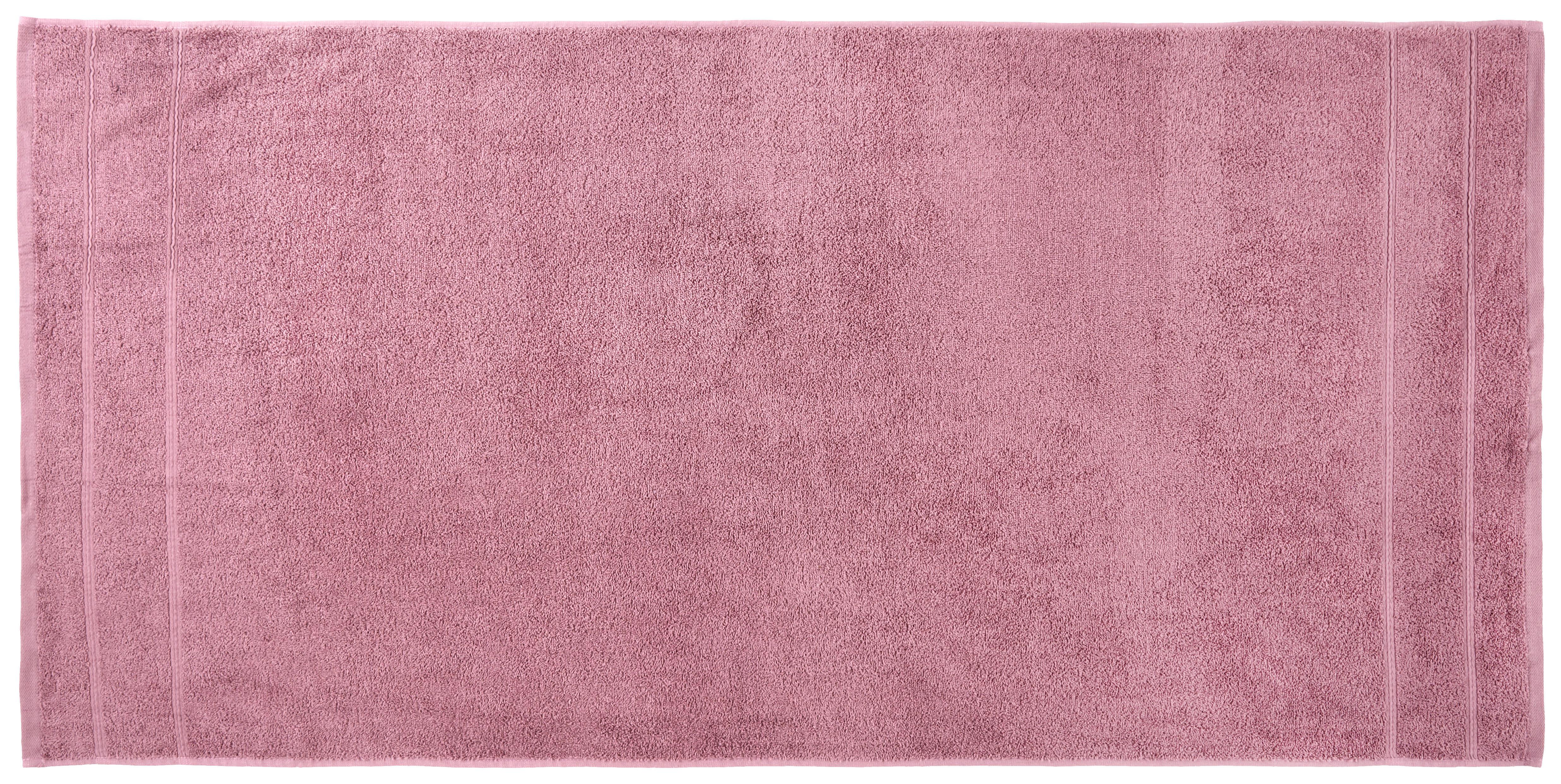 DUSCHHANDDUK MELANIE - mauve, textil (70/140cm) - Modern Living