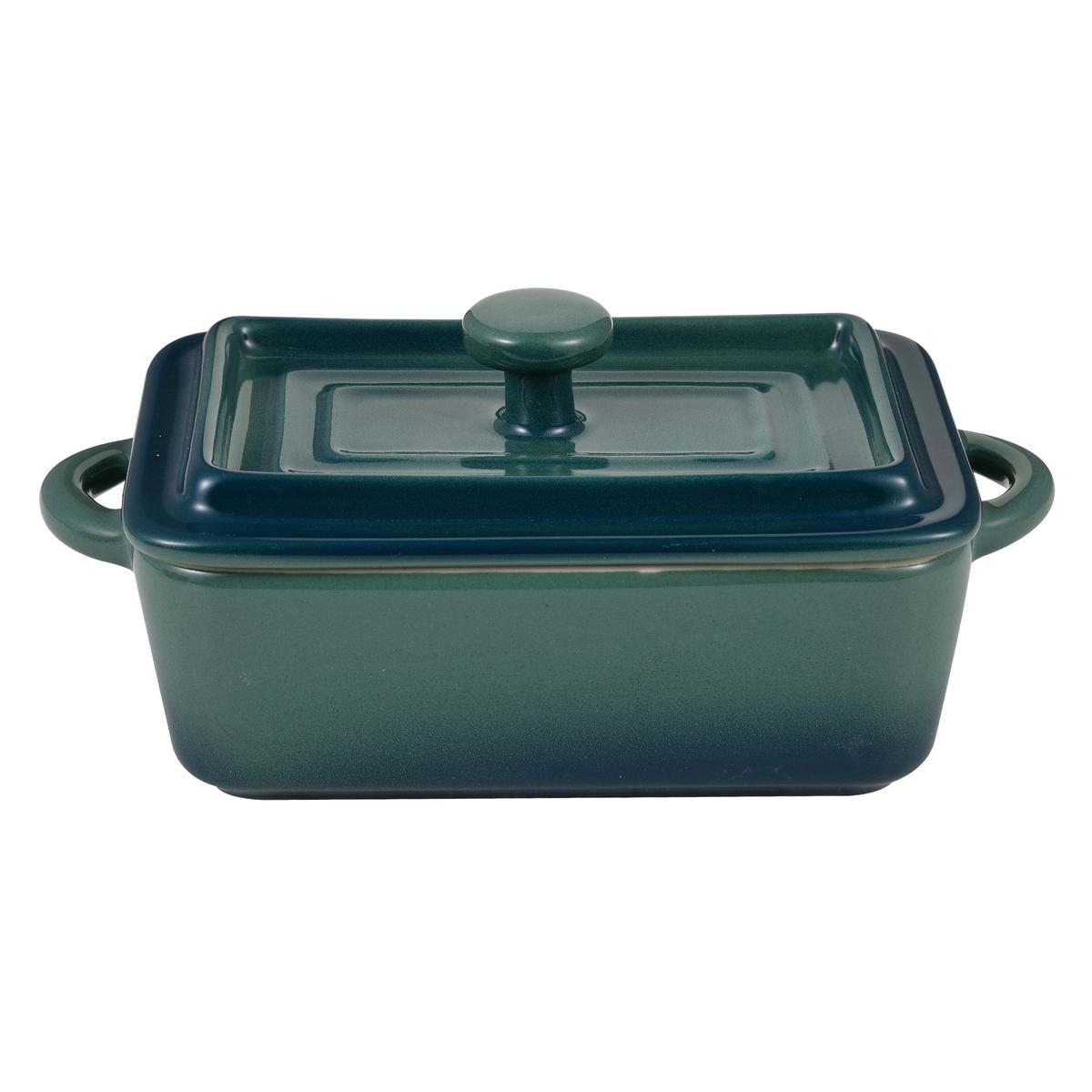 Auflaufformenset Elisa Grün - Grün, Konventionell, Keramik (16.6/9.5/7cm) - Modern Living