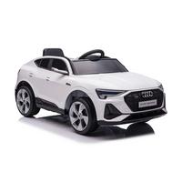 Elektro-Kinderauto Audi E-Tron Sportback Weiß - Weiß, KONVENTIONELL, Kunststoff (108/47/60cm)