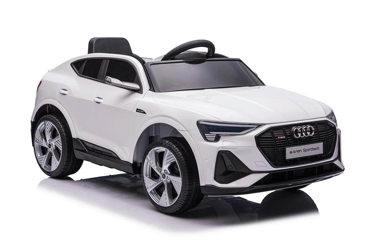 Elektro-Kinderauto Audi E-Tron Sportback Weiß - Weiß, KONVENTIONELL, Kunststoff (108/47/60cm)