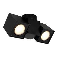 Strahler Erin Schwarz max. 35 Watt - Schwarz, Design, Metall (21,7/7/10,5cm) - Globo