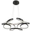 LED-HÄNGELEUCHTE CRONO -AKT- - Schwarz, ROMANTIK / LANDHAUS, Kunststoff/Metall (70/70/120cm) - Premium Living