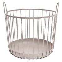 Kosár Jule - bézs, fém (26/25cm) - Mömax