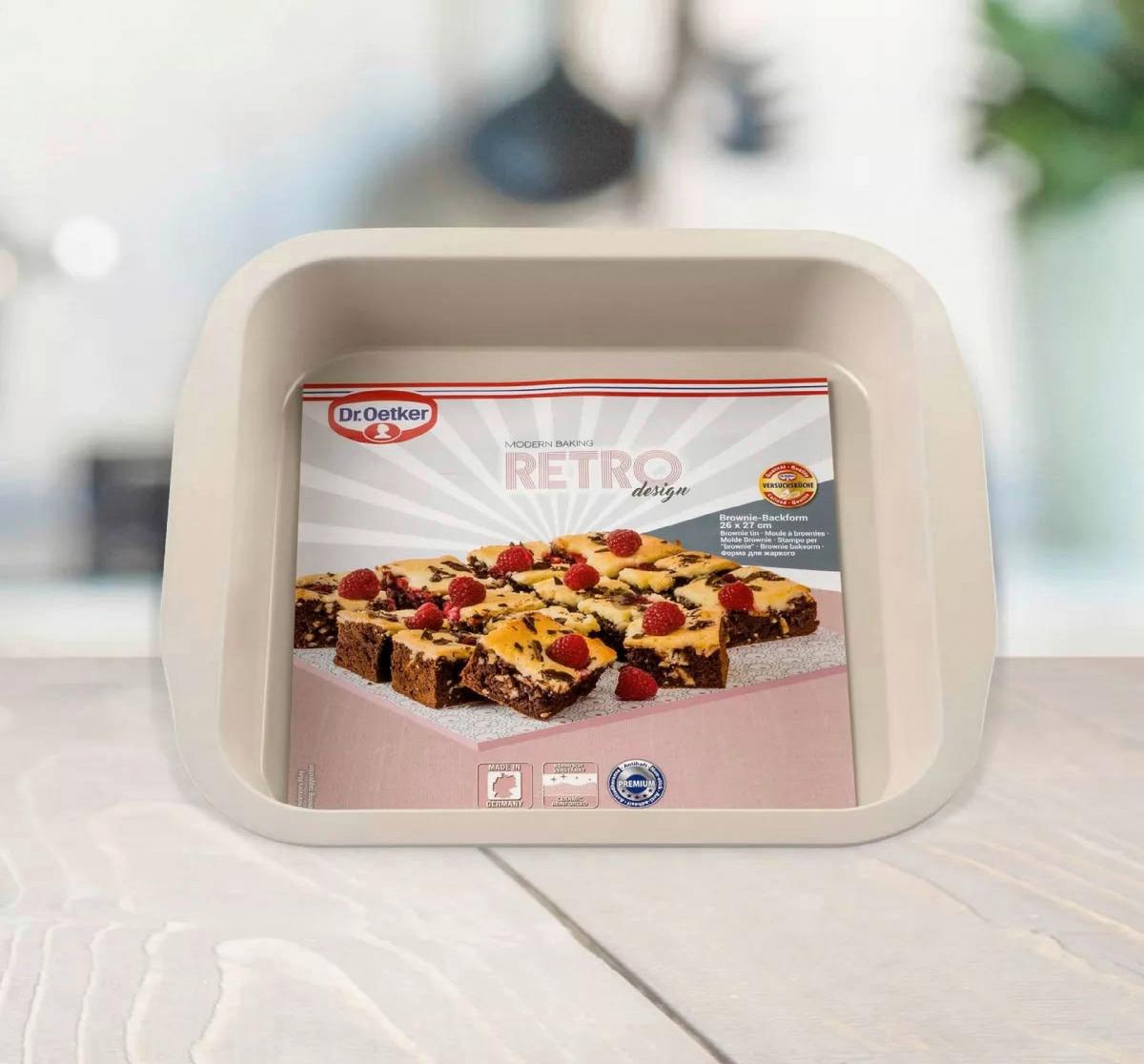 Pekač Za Biskvit Retro - Basics (27/26/5cm) - Dr.Oetker