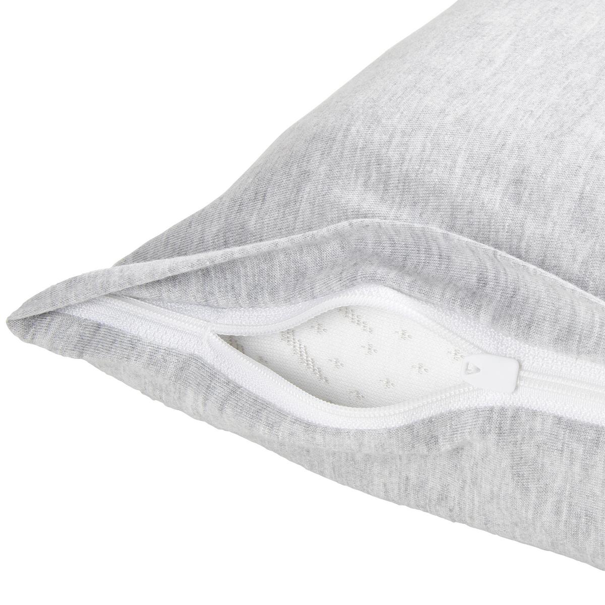 Husă de pernă Felix - argintiu/alb, Konventionell, textil (28/44cm) - Modern Living
