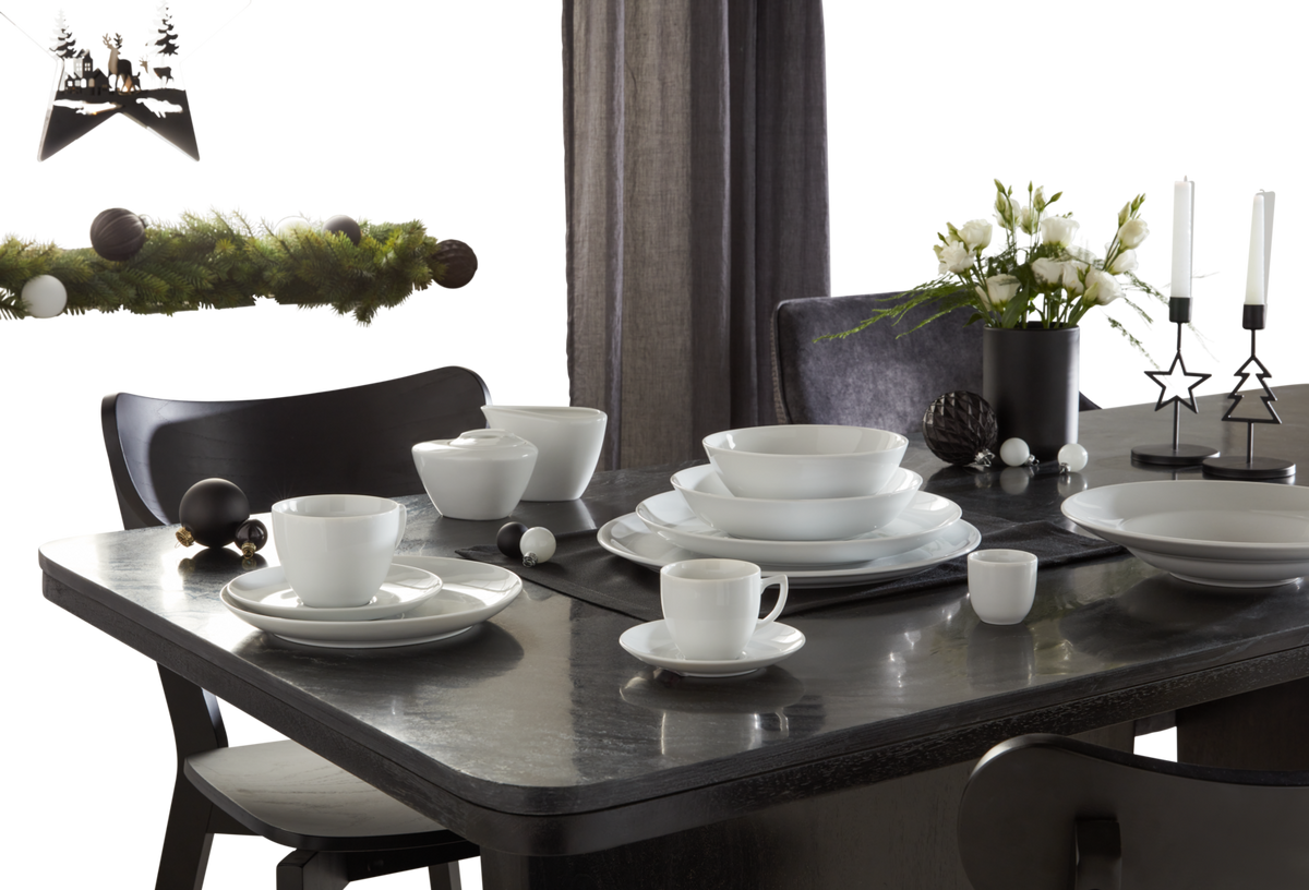 Farfurie adâncă Katarina - alb, Konventionell, ceramică (21/4,5cm) - Modern Living