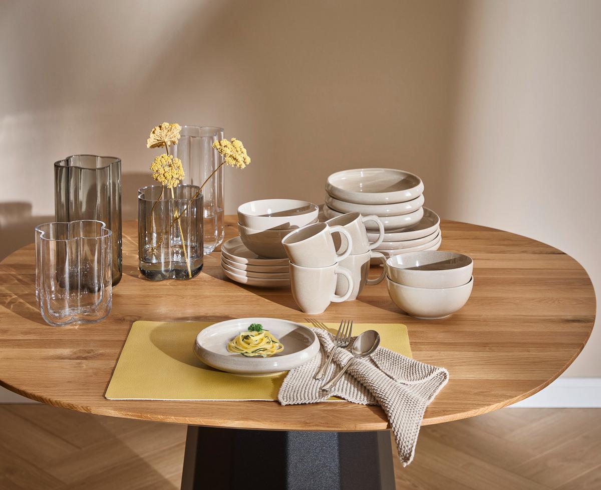 SERWIS OBIADOWO-ŚNIADANIOWY CANJU BLOMUS - beżowy, Lifestyle, ceramika - Blomus