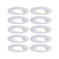 LED-Deckenleuchte Calla IP65 max. 10x 6,5 Watt, 10-teilig - Weiß, Basics, Kunststoff (9cm) - Paulmann