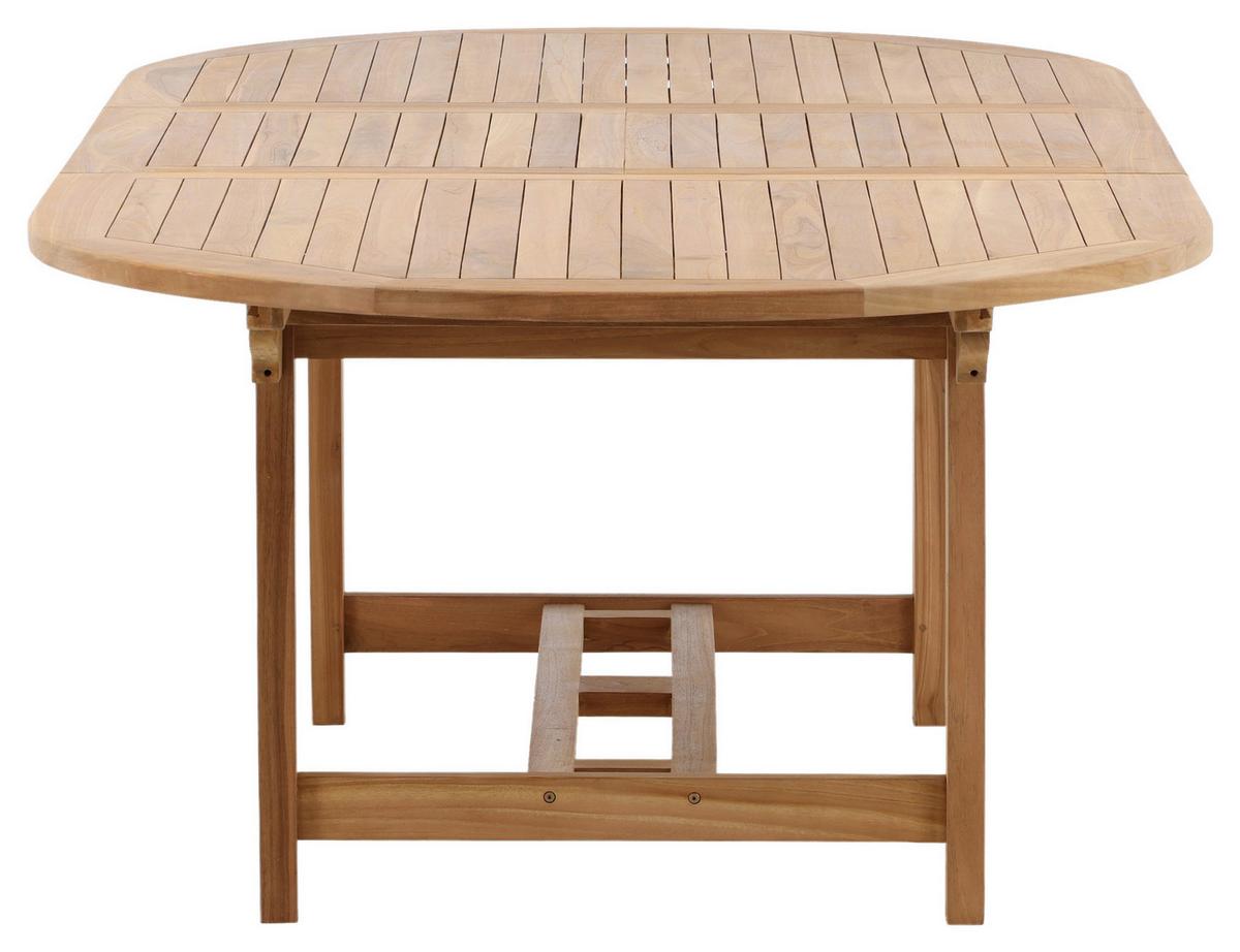 GARTENTISCH KENYA - Teakfarben, KONVENTIONELL, Holz (180/120/75cm) - Gardenson