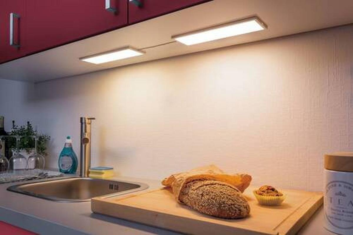 LED-Paneel Ace Extension in Weiß max. 7,5 Watt - Weiß, Basics, Metall (30/10/7cm) - Paulmann