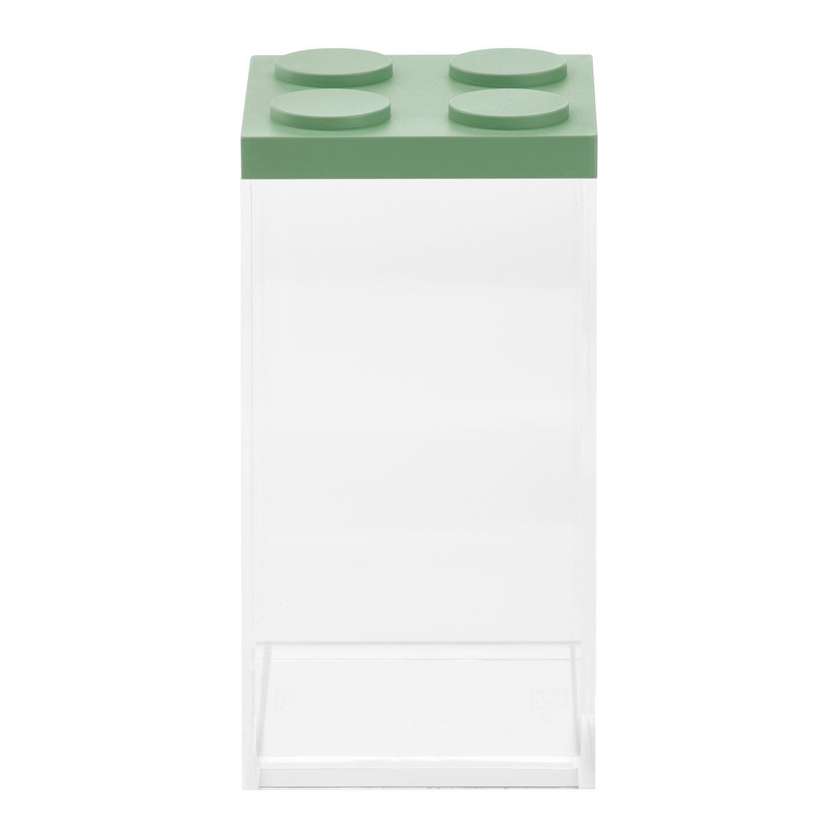 Vorratsdose Esila in Transparent/Grün ca. 1,5 l - Salbeigrün/Transparent, Kunststoff (10/10/20,5cm)