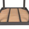 UTEGRUPP WASHINGTON 1 - mörkgrå/naturfärgad, Basics, metall/textil (89cm) - Mömax