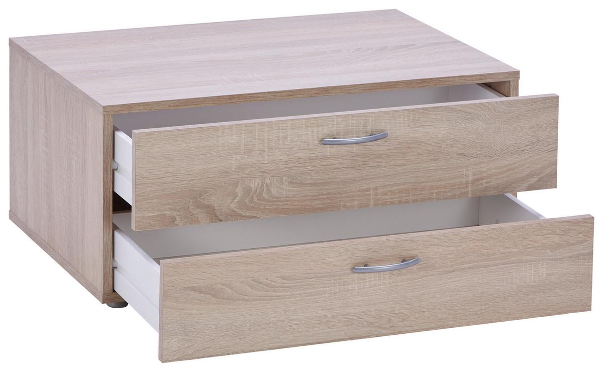 Predalnik Basic, Barva Hrasta - hrast sonoma, Konvencionalno, leseni material (74/35/52cm) - Mömax