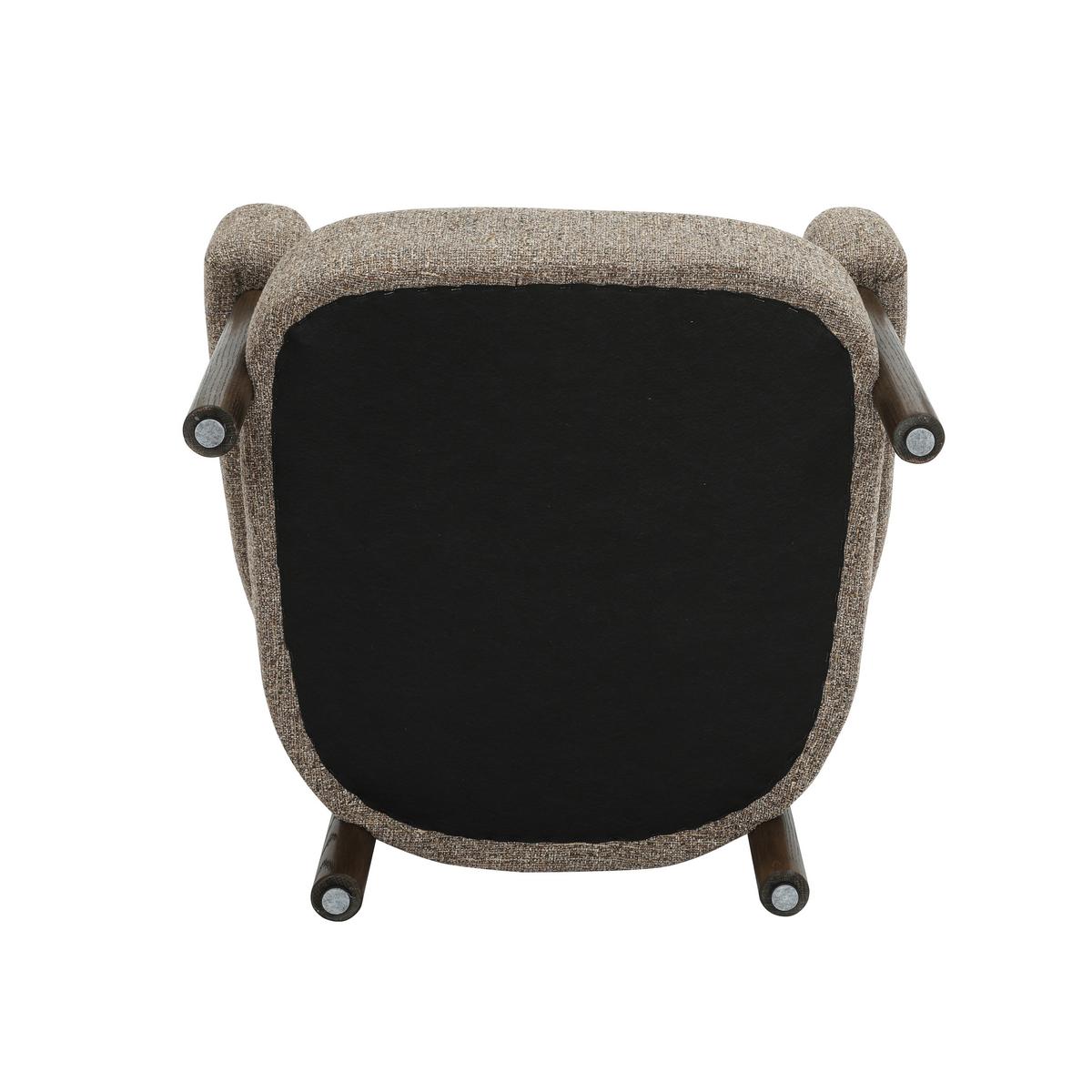 Tv Fotelja Allure - crno-smeđa/smeđa, Moderno, drvo/tekstil (73/70/69cm) - Mömax