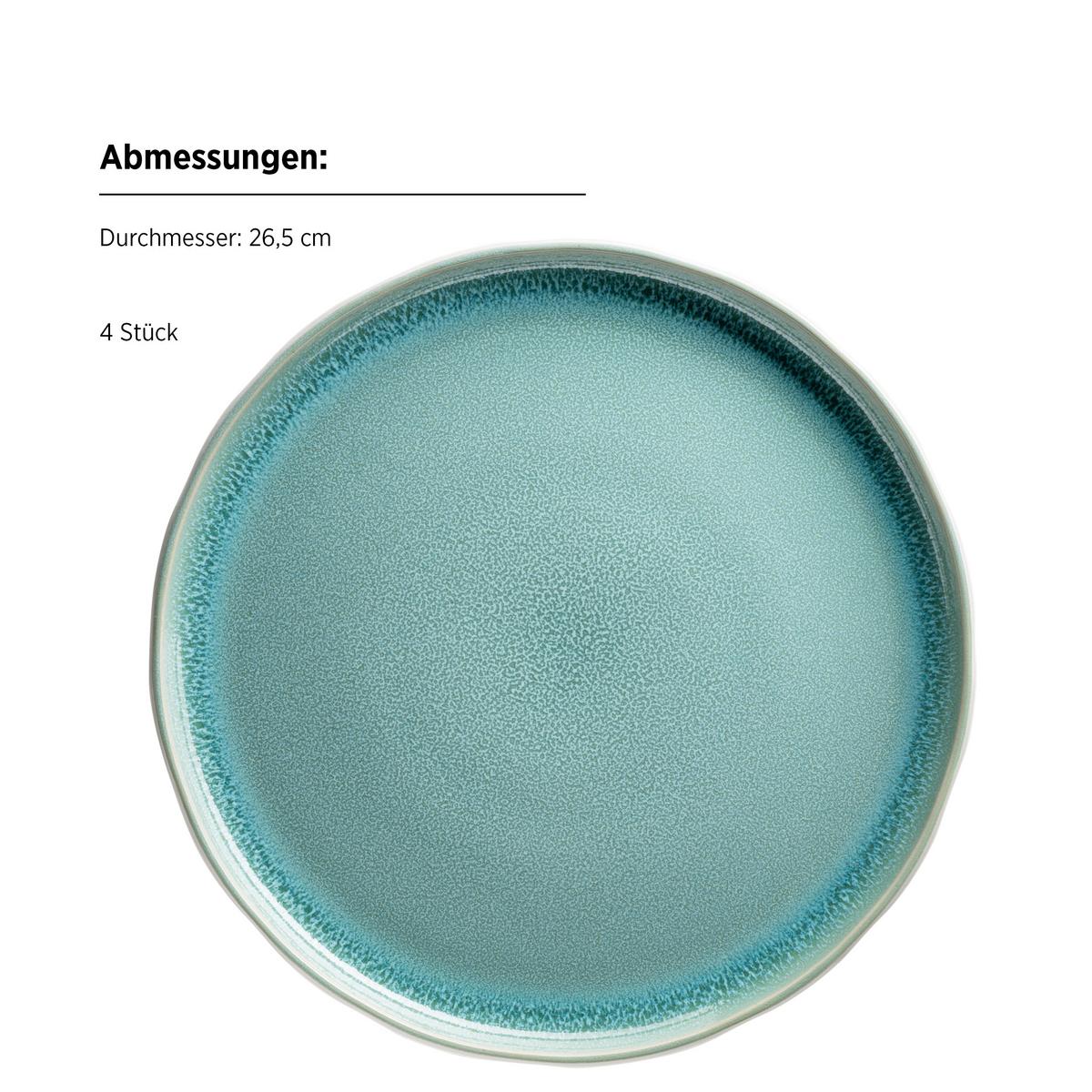 SET DE VAISSELLE 934500 KOMBISERVICE ELEA 16TLG - vert clair, Basics, céramique - Mäser